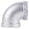 B & K STZ Industries 3/8 in. FIP each X 3/8 in. D FIP Galvanized Malleable Iron 90 Degree Elbow 311UPE90-38 - alternate 1